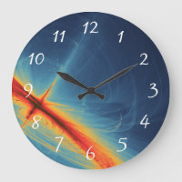 Diseño abstracto azul y anaranjado