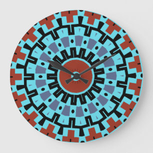 Reloj Redondo Grande Diseño al sudoeste