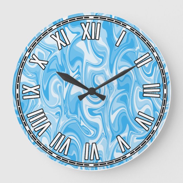 Reloj Redondo Grande Diseño artístico (Anverso)