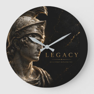 Reloj Redondo Grande Diseño de cita motivacional inspirador LEGADO