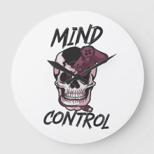 Reloj Redondo Grande Diseño de juegos de control mental