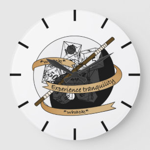 Reloj Redondo Grande Diseño de los dados de los monjes