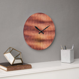 Reloj Redondo Grande Diseño de patrones digitales abstractos modernos 1
