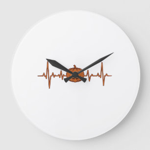 Reloj Redondo Grande Diseño de vector vintage de calabaza latido de Hal