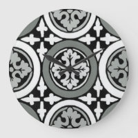 Diseño decorativo de la teja del rosetón del