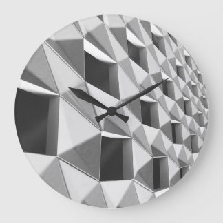 Reloj Redondo Grande Diseño diagonal abstracto del modelo