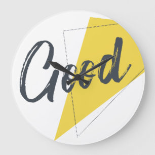 Reloj Redondo Grande Diseño gráfico moderno, vibrante y audaz de Good