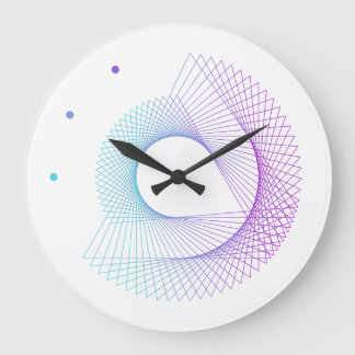 Reloj Redondo Grande Diseño moderno minimalista de la geometría