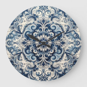 Reloj Redondo Grande Diseño portugués