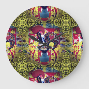 Reloj Redondo Grande diseños portugueses