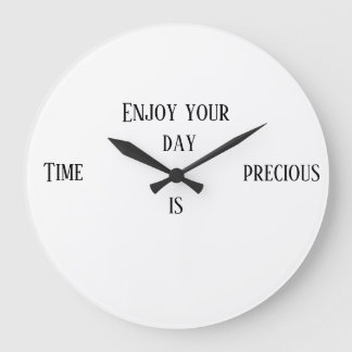 Reloj Redondo Grande Disfruta de tu tiempo de día precioso