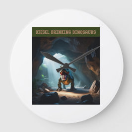 Reloj Redondo Grande Disturbing View