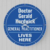 Divertido General Practición Wall Plaque Estilo