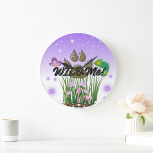 Reloj Redondo Grande Divertido Wild me
