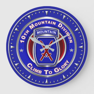 Reloj Redondo Grande División de Montaña 10 