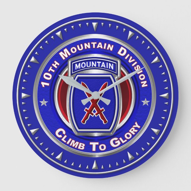 Reloj Redondo Grande División de Montaña 10  (Anverso)