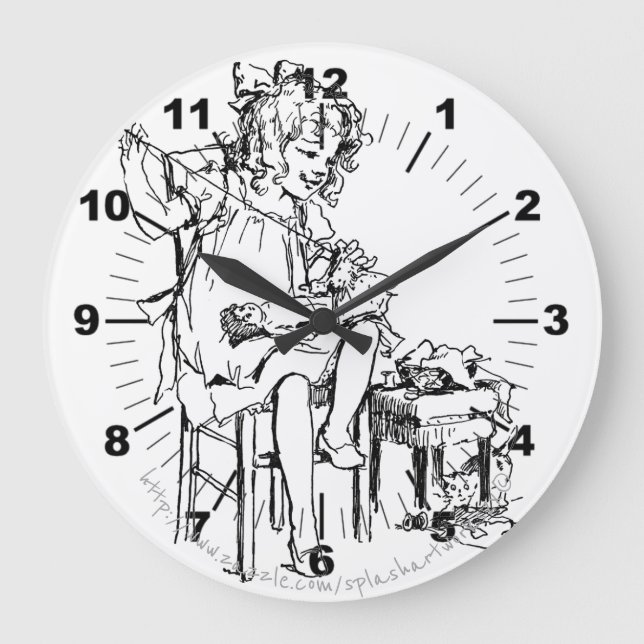 Reloj Redondo Grande "Doll Maker" (Anverso)