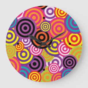 Reloj Redondo Grande Dolor de cabeza retro