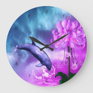 Reloj Redondo Grande Dolphin de Fantasy