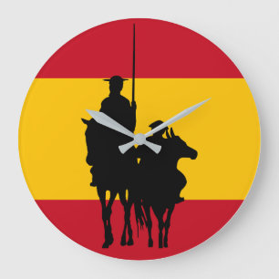 Reloj Redondo Grande Don Quixote 2