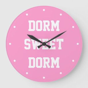 Reloj Redondo Grande Dorm Sweet Dorm ~ Original Girly
