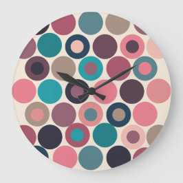 Reloj Redondo Grande Dots of the Horizon 