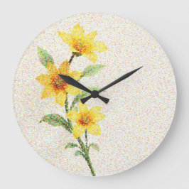 Reloj Redondo Grande Dotwork