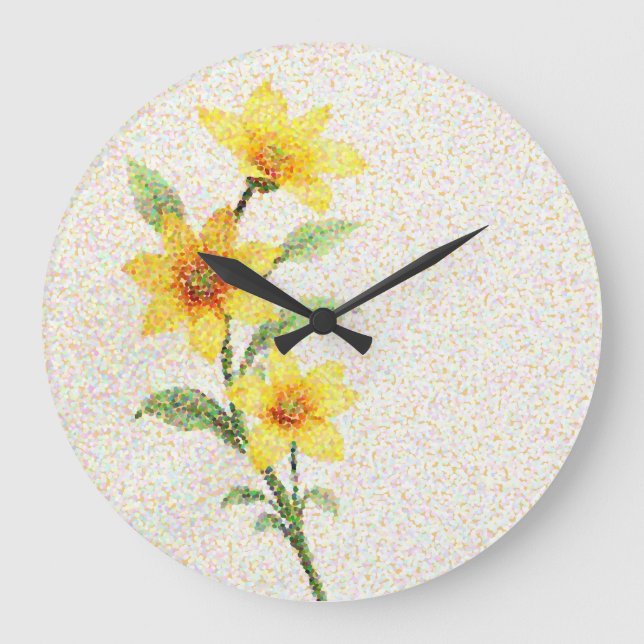 Reloj Redondo Grande Dotwork (Anverso)