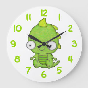 Reloj Redondo Grande Dragón de bebé