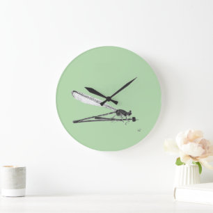 Reloj Redondo Grande Dragon Fly