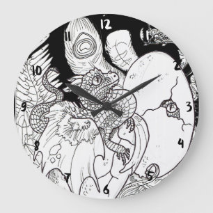 Reloj Redondo Grande Dragon Hatchling