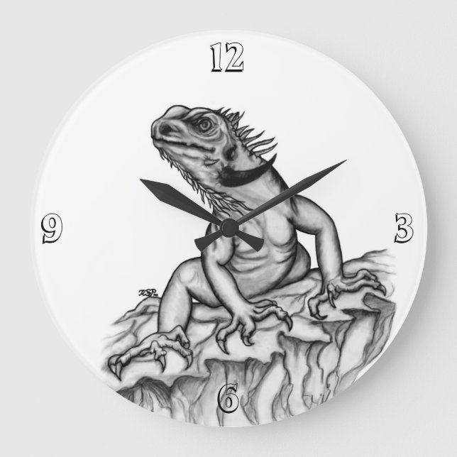 Reloj Redondo Grande Dragon on the Rock (Anverso)