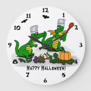 Reloj Redondo Grande Dragones - ¡Feliz Halloween! Hoy cocinaré