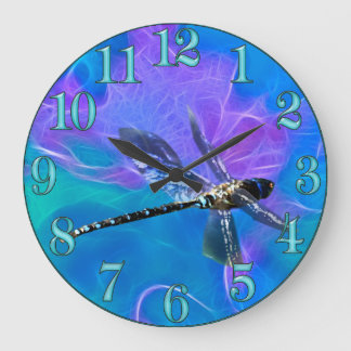 Reloj Redondo Grande Dragonfly Damsel Fly Insect-Lovers Gift Series
