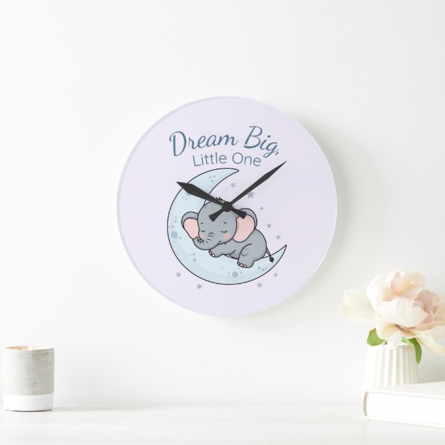Reloj Redondo Grande Dream Big, Little One (Hogar)