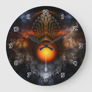 Reloj Redondo Grande Dream Orb Fractal Art Wall Clock