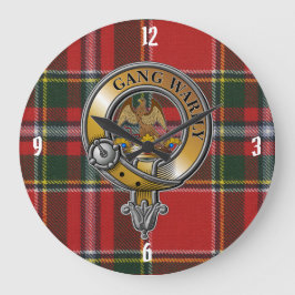 Reloj Redondo Grande Drummond Tartan & Badge