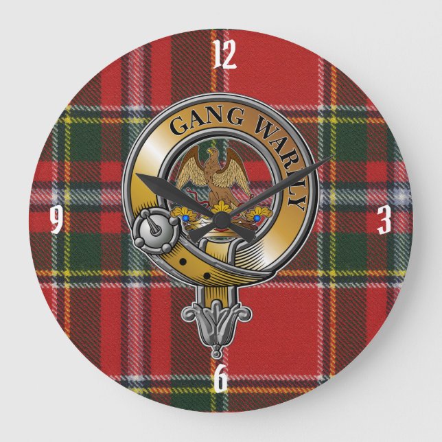 Reloj Redondo Grande Drummond Tartan & Badge (Anverso)