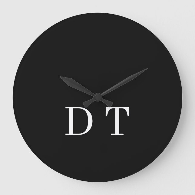 Reloj Redondo Grande DT Initials Lighter – La Edición de Regalo Premium (Anverso)