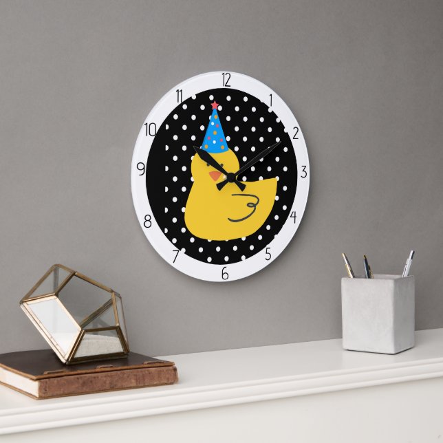 Reloj Redondo Grande ducky duck  (Oficina)