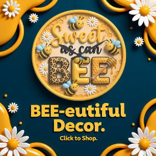 Reloj Redondo Grande Dulce Como Panal de Abejas