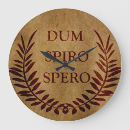 Reloj Redondo Grande Dum spiro