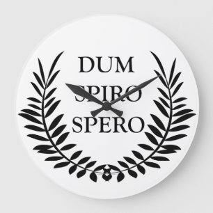 Reloj Redondo Grande Dum spiro