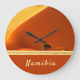 Reloj Redondo Grande Dunas rojas de Namibia de la foto de Sossusvlei co