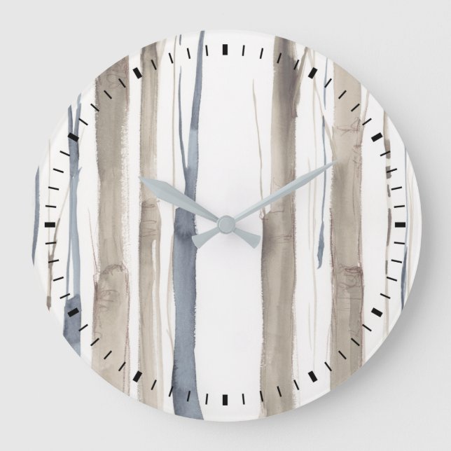 Reloj Redondo Grande Duo Tone Trees II (Anverso)