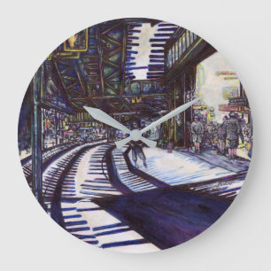 Reloj Redondo Grande Dustar el piano