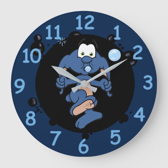Reloj Redondo Grande Dweeblinks Round Clock (Anverso)