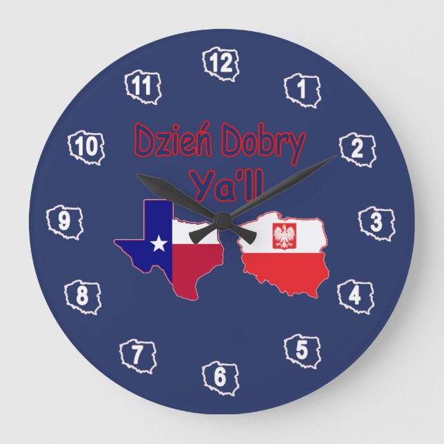 Reloj Redondo Grande Dzien Dobry Ya (Anverso)