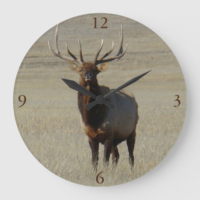 Reloj Redondo Grande E59 Alce Toro Grande Toro (Anverso)