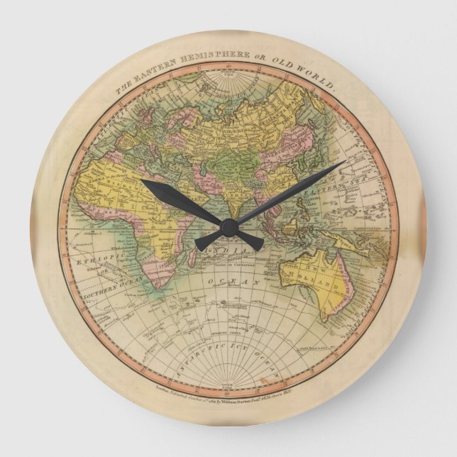 Reloj Redondo Grande E. Hemisphere. (Anverso)